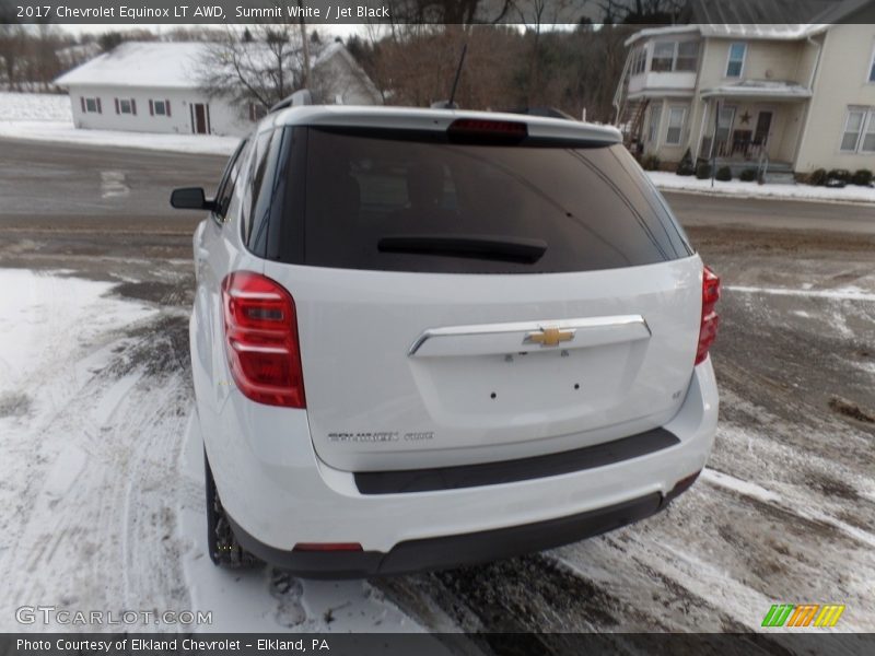 Summit White / Jet Black 2017 Chevrolet Equinox LT AWD