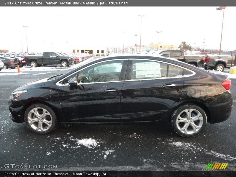 Mosaic Black Metallic / Jet Black/Kalhari 2017 Chevrolet Cruze Premier