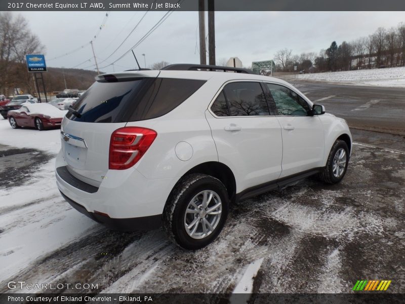 Summit White / Jet Black 2017 Chevrolet Equinox LT AWD