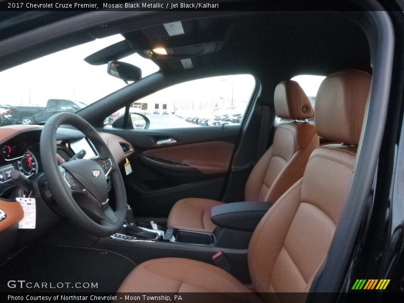 Mosaic Black Metallic / Jet Black/Kalhari 2017 Chevrolet Cruze Premier