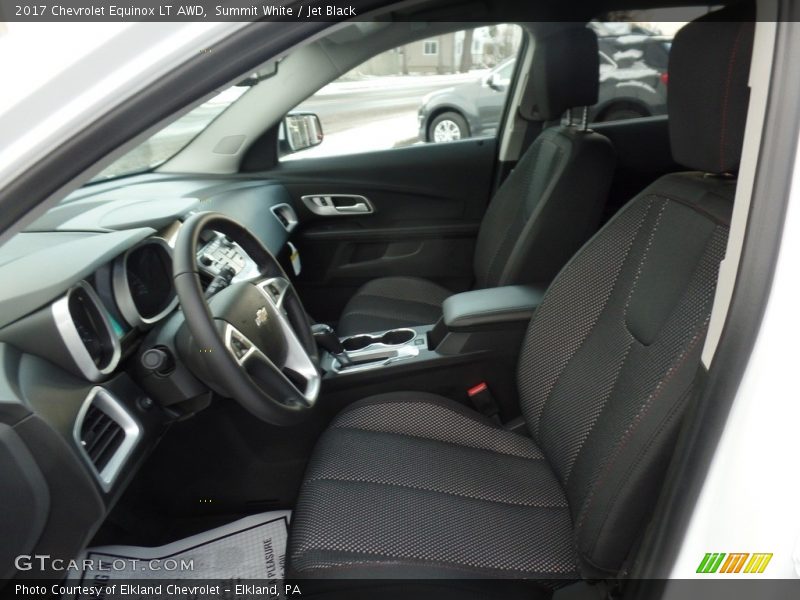 Summit White / Jet Black 2017 Chevrolet Equinox LT AWD