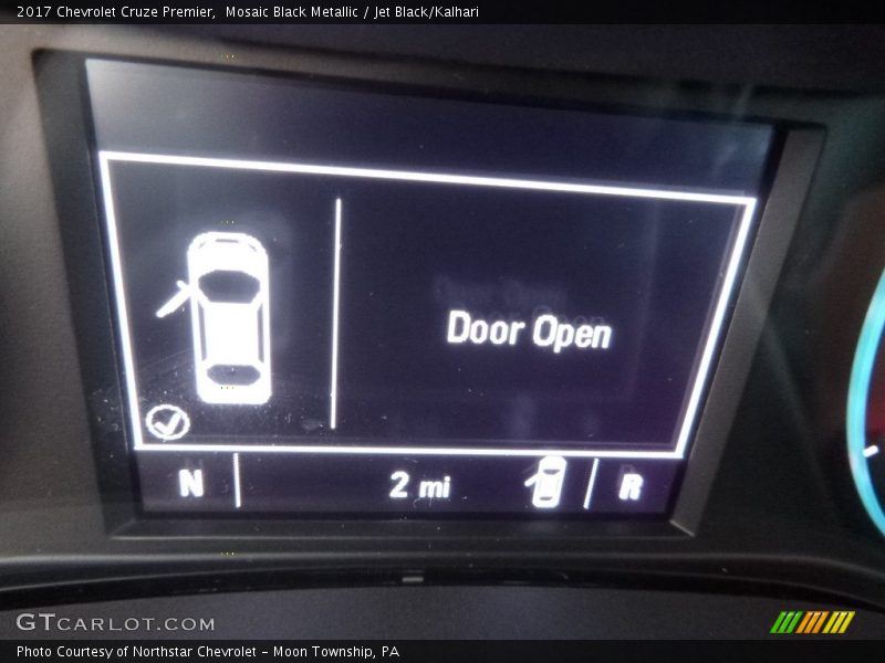 Mosaic Black Metallic / Jet Black/Kalhari 2017 Chevrolet Cruze Premier