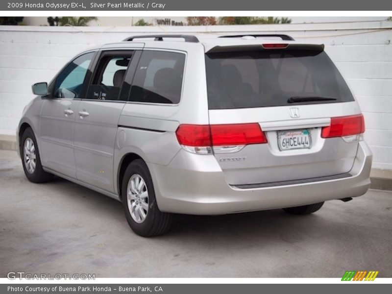 Silver Pearl Metallic / Gray 2009 Honda Odyssey EX-L