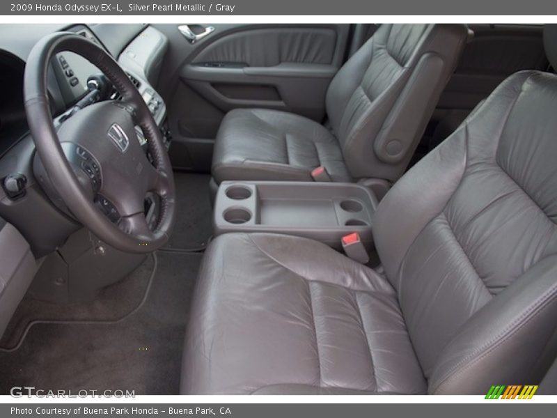 Silver Pearl Metallic / Gray 2009 Honda Odyssey EX-L