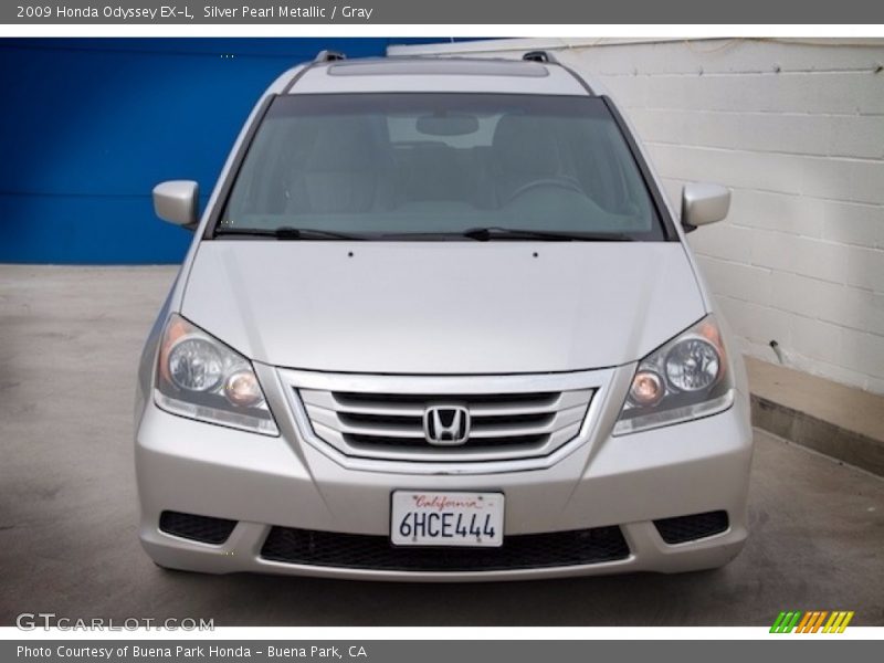 Silver Pearl Metallic / Gray 2009 Honda Odyssey EX-L