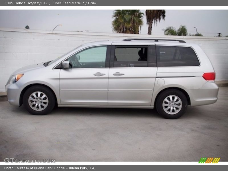 Silver Pearl Metallic / Gray 2009 Honda Odyssey EX-L