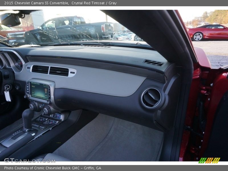 Crystal Red Tintcoat / Gray 2015 Chevrolet Camaro SS Convertible