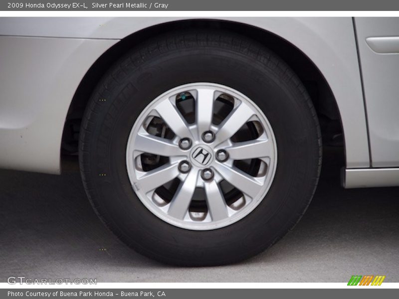Silver Pearl Metallic / Gray 2009 Honda Odyssey EX-L