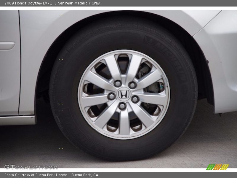 Silver Pearl Metallic / Gray 2009 Honda Odyssey EX-L