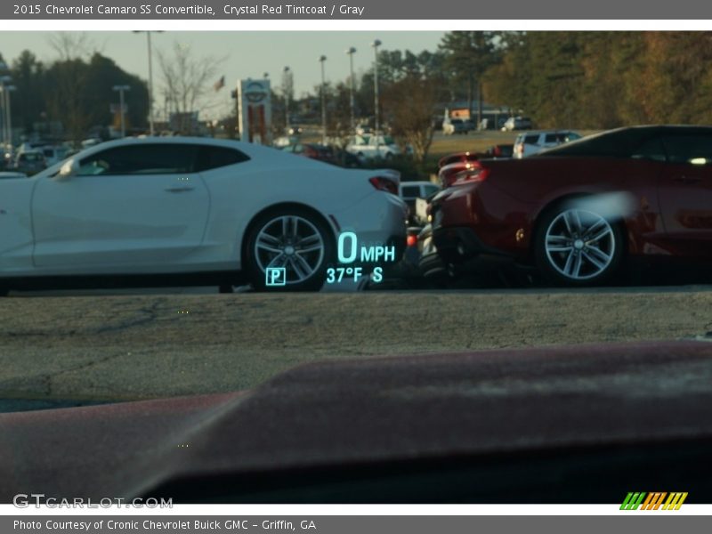 Crystal Red Tintcoat / Gray 2015 Chevrolet Camaro SS Convertible