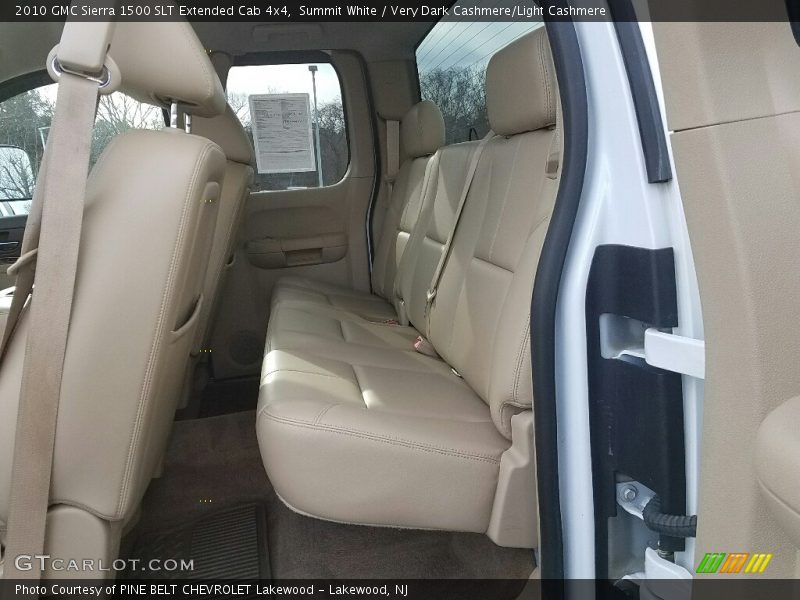Summit White / Very Dark Cashmere/Light Cashmere 2010 GMC Sierra 1500 SLT Extended Cab 4x4