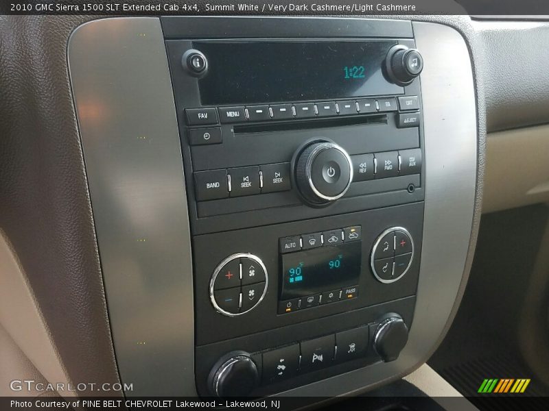 Summit White / Very Dark Cashmere/Light Cashmere 2010 GMC Sierra 1500 SLT Extended Cab 4x4