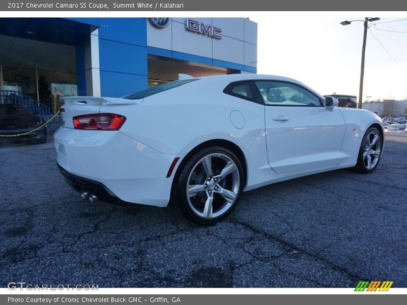 Summit White / Kalahari 2017 Chevrolet Camaro SS Coupe