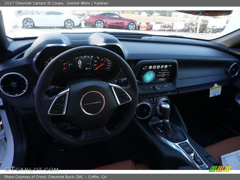Summit White / Kalahari 2017 Chevrolet Camaro SS Coupe