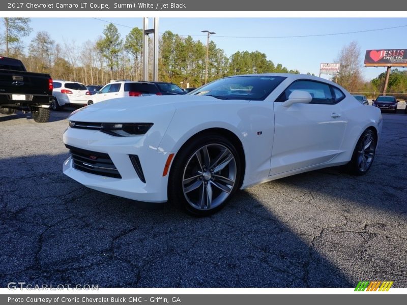Summit White / Jet Black 2017 Chevrolet Camaro LT Coupe