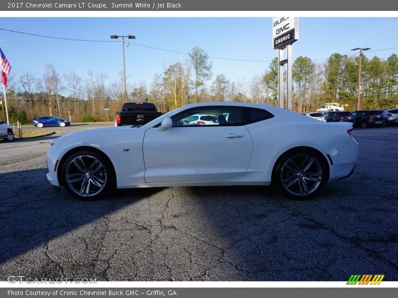 Summit White / Jet Black 2017 Chevrolet Camaro LT Coupe