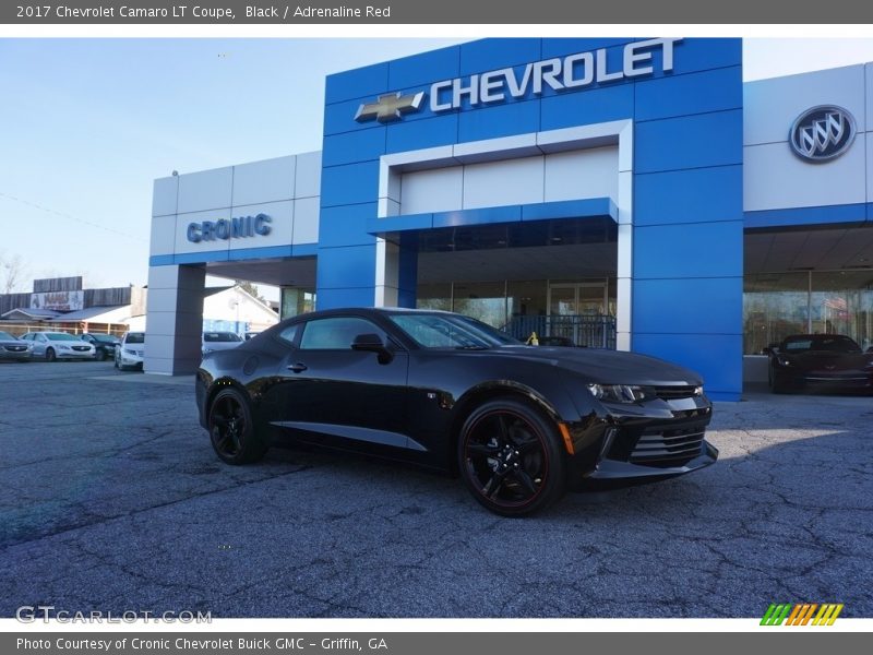 Black / Adrenaline Red 2017 Chevrolet Camaro LT Coupe