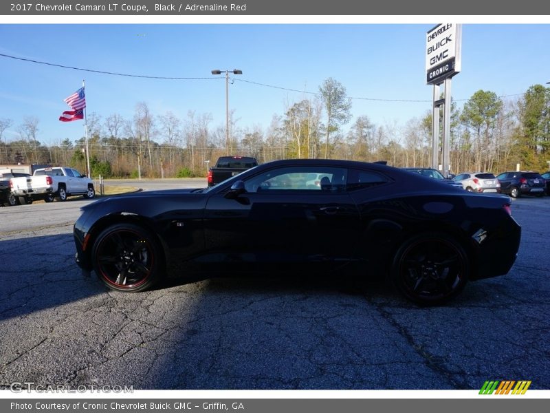 Black / Adrenaline Red 2017 Chevrolet Camaro LT Coupe