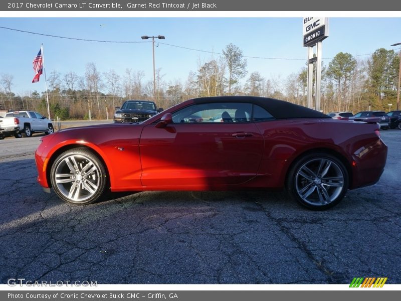 Garnet Red Tintcoat / Jet Black 2017 Chevrolet Camaro LT Convertible