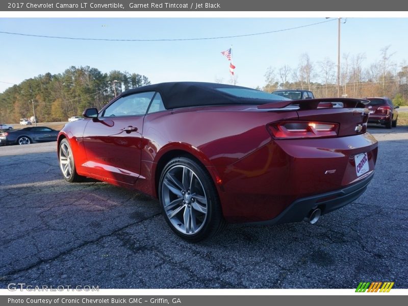 Garnet Red Tintcoat / Jet Black 2017 Chevrolet Camaro LT Convertible