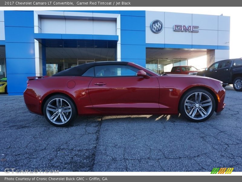 Garnet Red Tintcoat / Jet Black 2017 Chevrolet Camaro LT Convertible