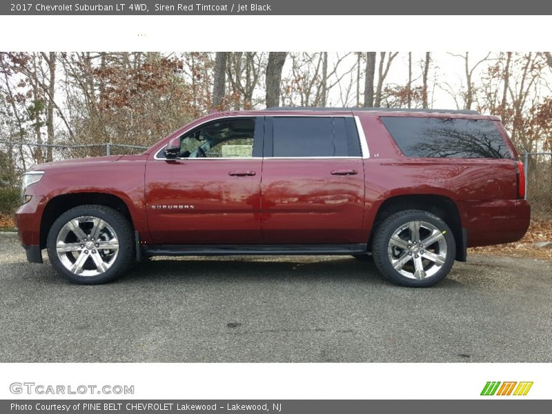  2017 Suburban LT 4WD Siren Red Tintcoat