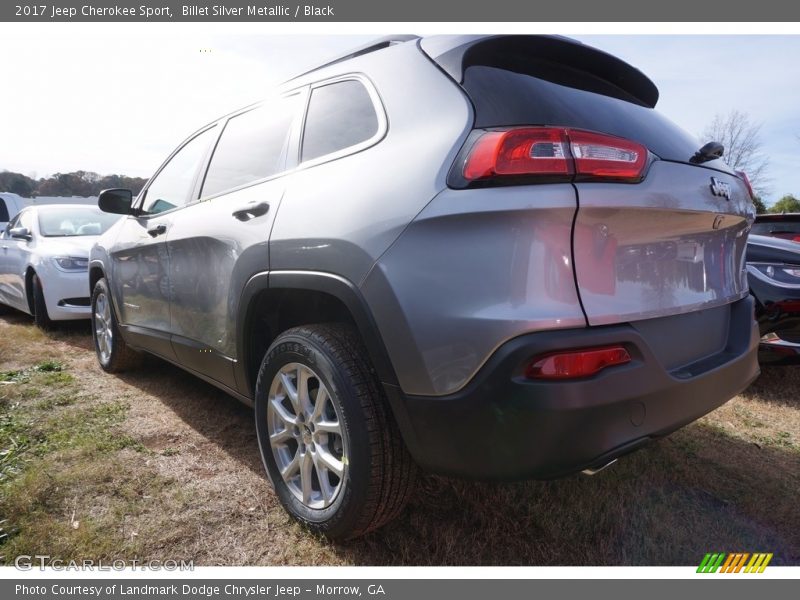 Billet Silver Metallic / Black 2017 Jeep Cherokee Sport
