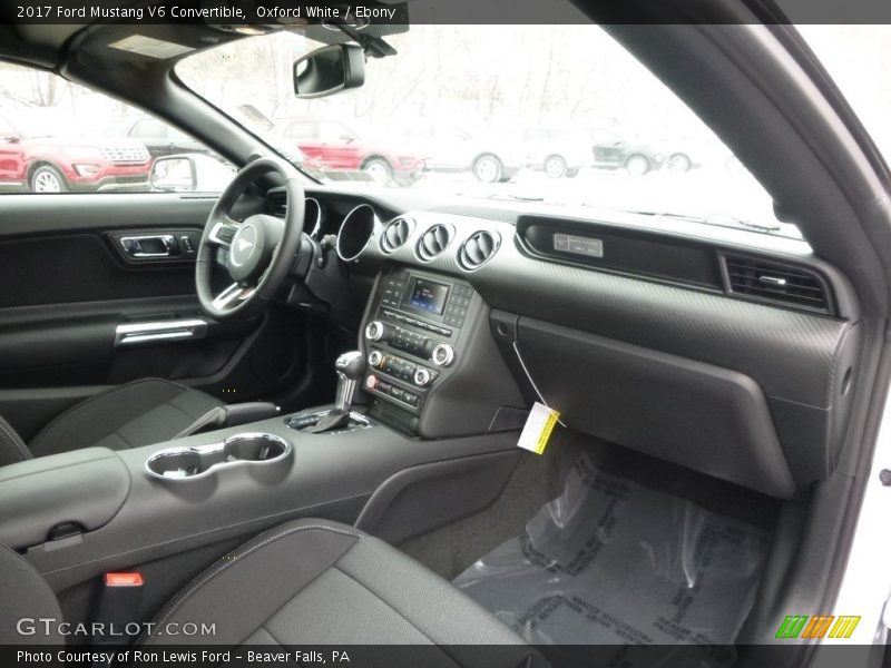 Oxford White / Ebony 2017 Ford Mustang V6 Convertible