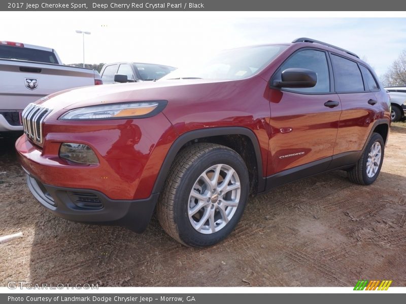Front 3/4 View of 2017 Cherokee Sport
