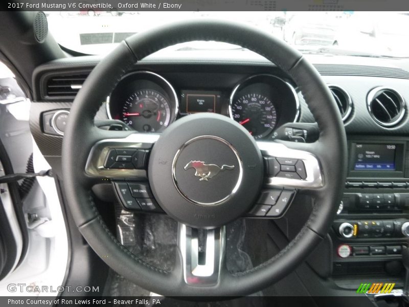  2017 Mustang V6 Convertible Steering Wheel