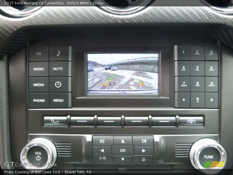Oxford White / Ebony 2017 Ford Mustang V6 Convertible