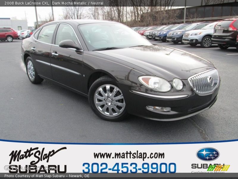 Dark Mocha Metallic / Neutral 2008 Buick LaCrosse CXL