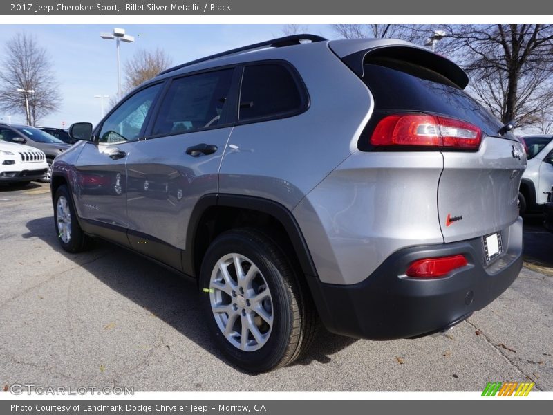 Billet Silver Metallic / Black 2017 Jeep Cherokee Sport