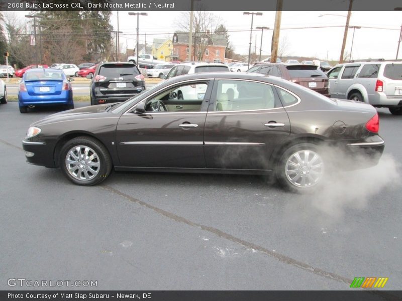 Dark Mocha Metallic / Neutral 2008 Buick LaCrosse CXL