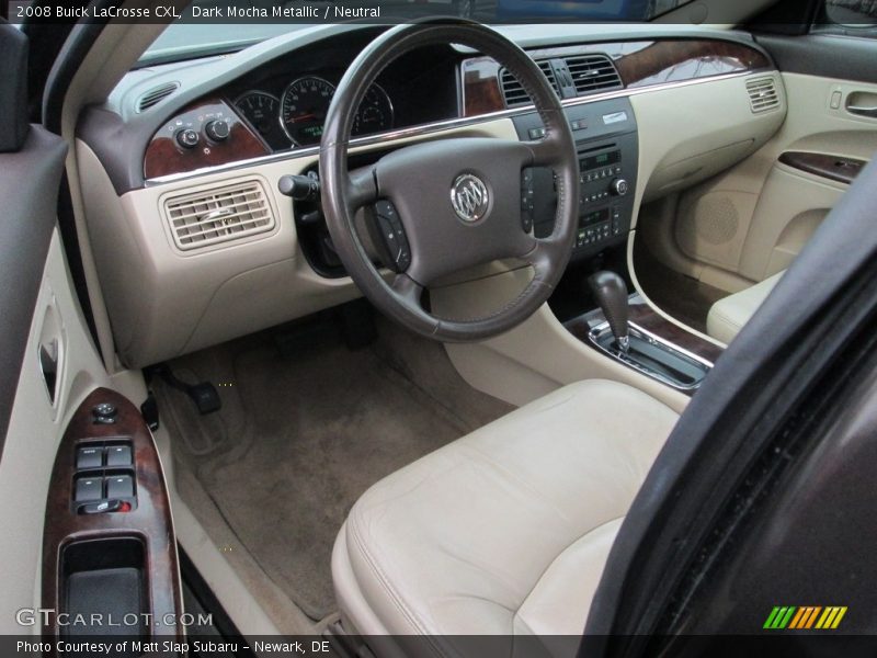 Dark Mocha Metallic / Neutral 2008 Buick LaCrosse CXL