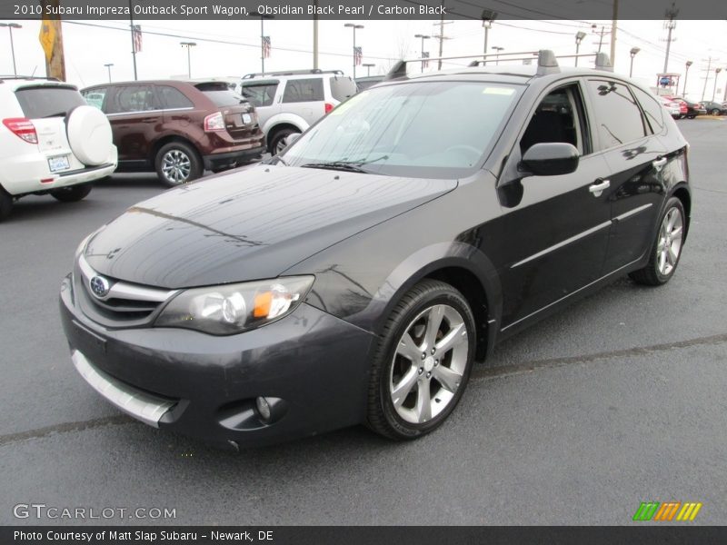 Obsidian Black Pearl / Carbon Black 2010 Subaru Impreza Outback Sport Wagon