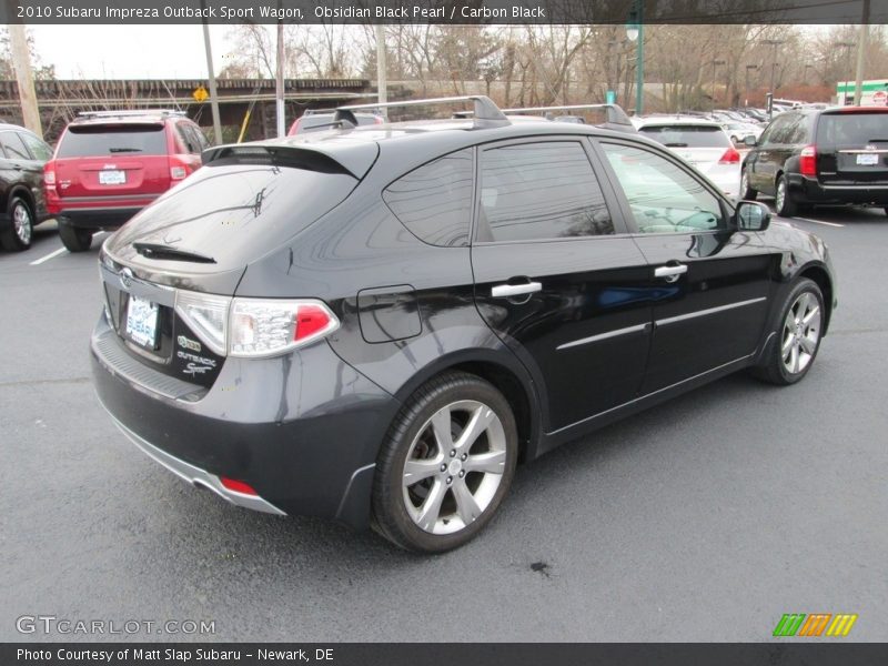 Obsidian Black Pearl / Carbon Black 2010 Subaru Impreza Outback Sport Wagon