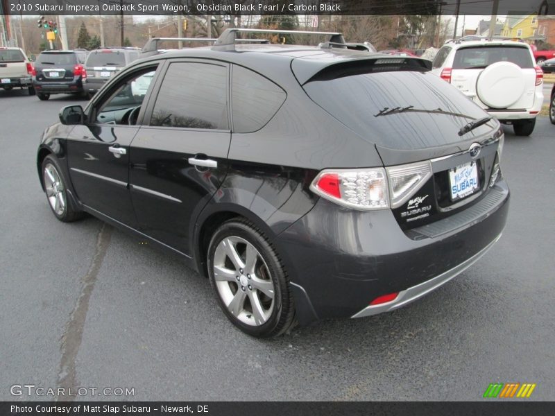 Obsidian Black Pearl / Carbon Black 2010 Subaru Impreza Outback Sport Wagon