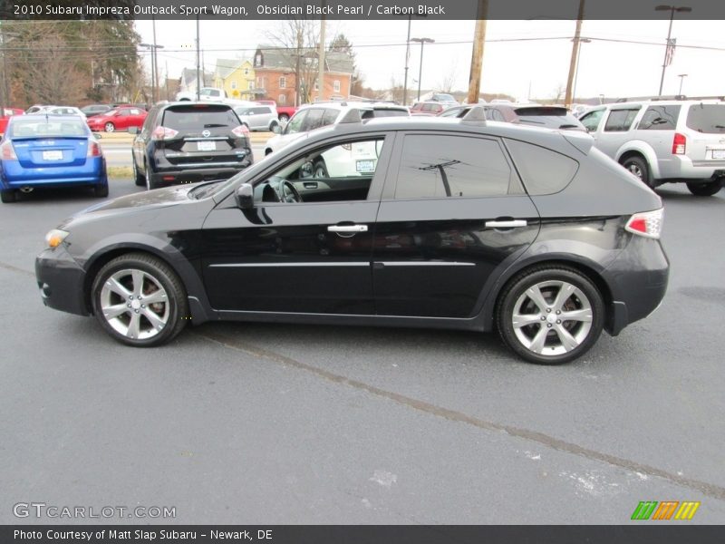 Obsidian Black Pearl / Carbon Black 2010 Subaru Impreza Outback Sport Wagon