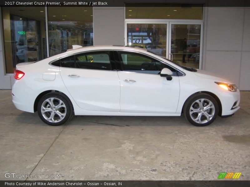 Summit White / Jet Black 2017 Chevrolet Cruze Premier