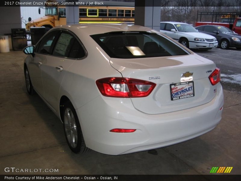 Summit White / Jet Black 2017 Chevrolet Cruze Premier