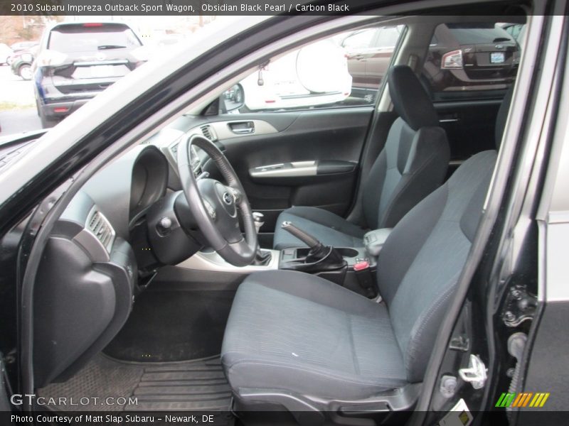 Obsidian Black Pearl / Carbon Black 2010 Subaru Impreza Outback Sport Wagon