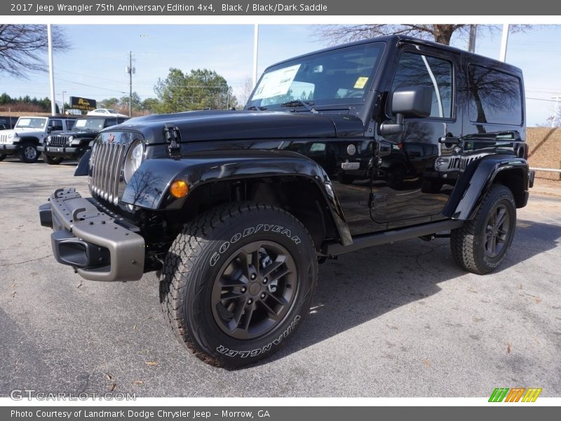 Black / Black/Dark Saddle 2017 Jeep Wrangler 75th Anniversary Edition 4x4