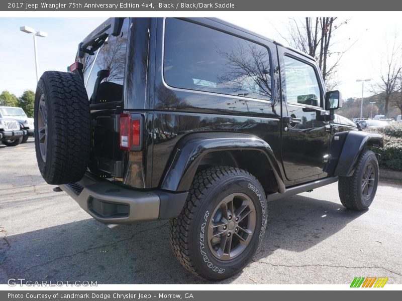 Black / Black/Dark Saddle 2017 Jeep Wrangler 75th Anniversary Edition 4x4
