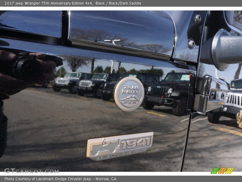 Black / Black/Dark Saddle 2017 Jeep Wrangler 75th Anniversary Edition 4x4