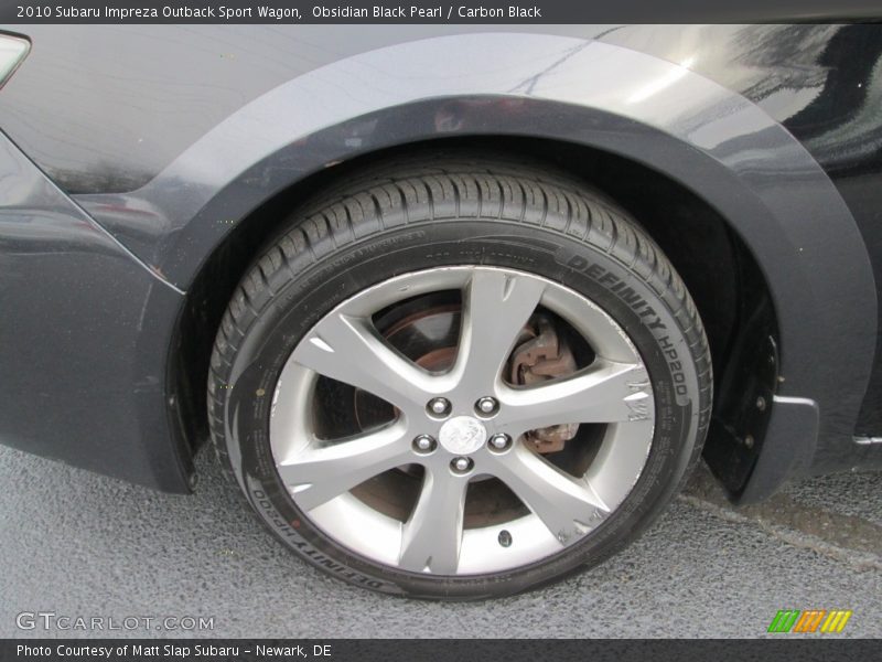 Obsidian Black Pearl / Carbon Black 2010 Subaru Impreza Outback Sport Wagon