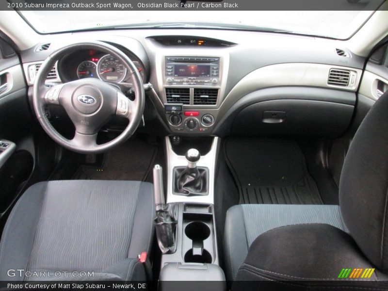Obsidian Black Pearl / Carbon Black 2010 Subaru Impreza Outback Sport Wagon