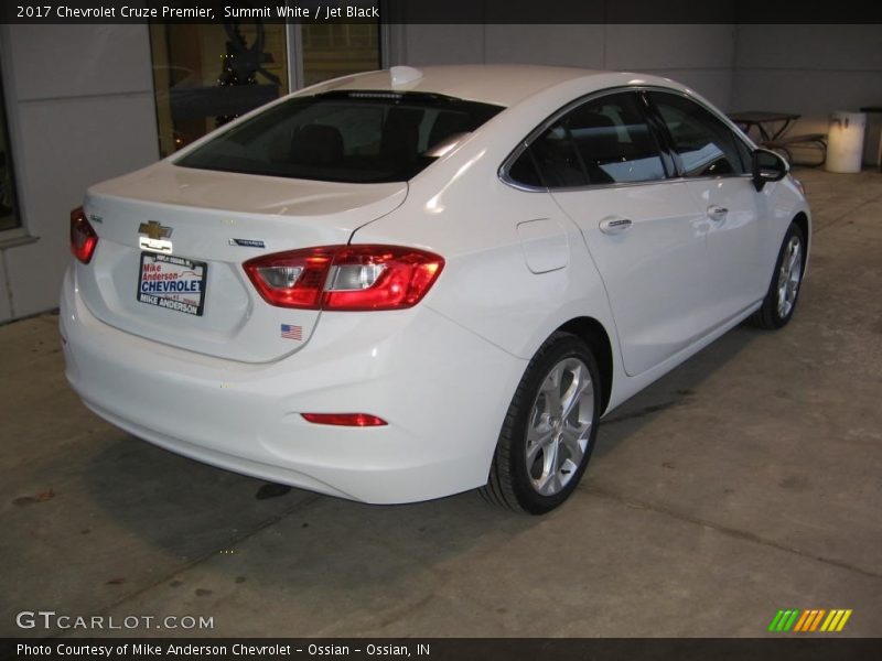 Summit White / Jet Black 2017 Chevrolet Cruze Premier