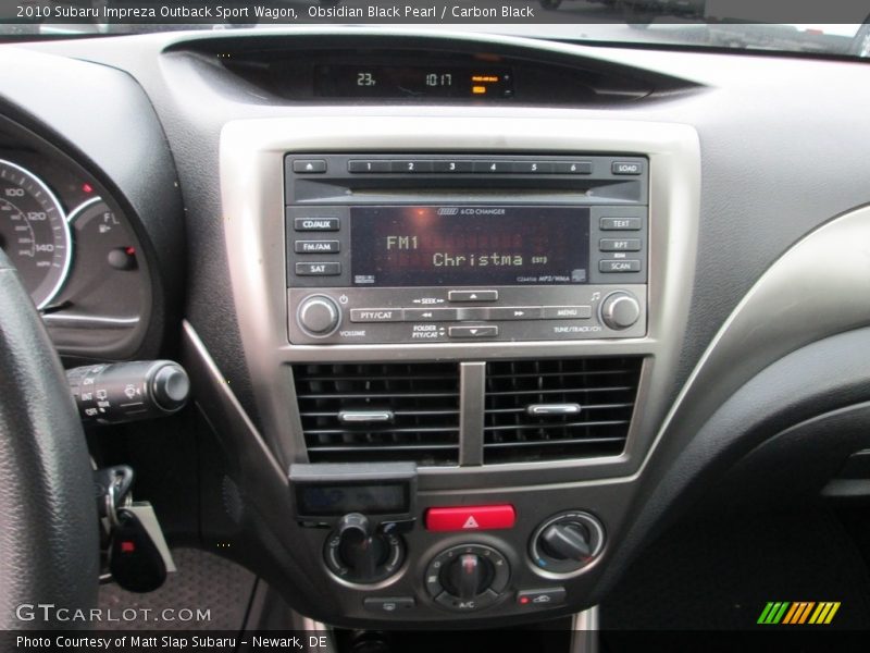 Obsidian Black Pearl / Carbon Black 2010 Subaru Impreza Outback Sport Wagon