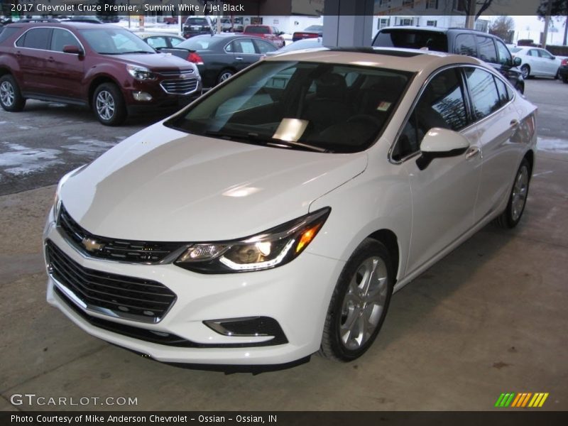 Summit White / Jet Black 2017 Chevrolet Cruze Premier